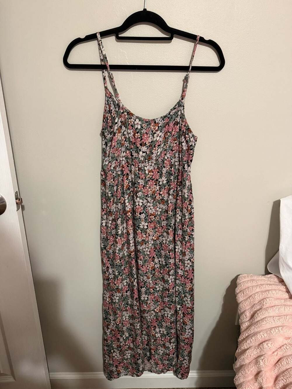 American Eagle Women's Floral Print Spaghetti Strap Midi Dress - Picture 3 of 3